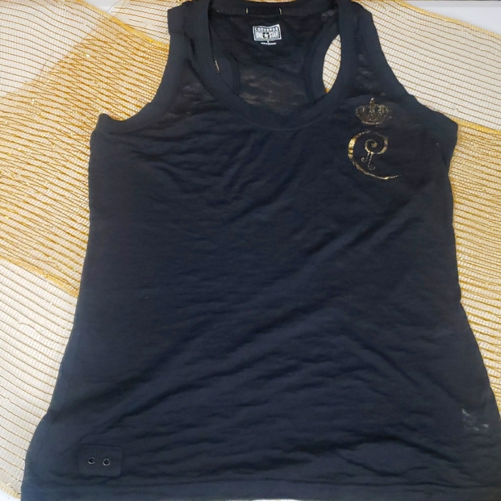 Converse One Star..Womens Racerback tank top..Size Small